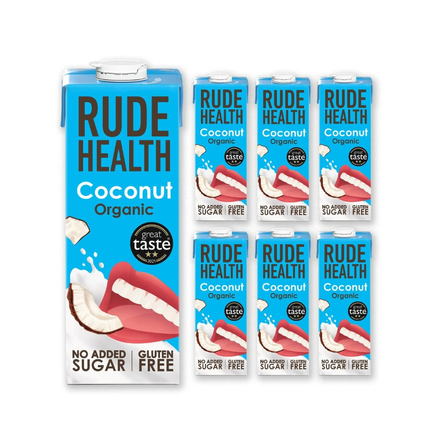 Rude Health Organic Coconut Milk 6 x 1L – organic dairy-free coconut milk UAE