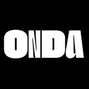 White 'ONDA' logo on a black background