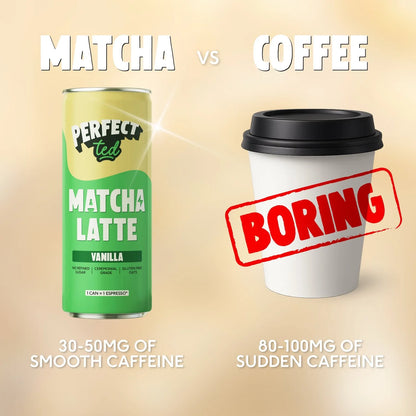 Vanilla Oat Matcha Latte 12 X 250ML