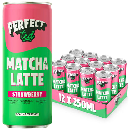 Strawberry Oat Matcha Latte 12 X 250ML