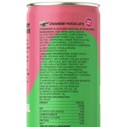 Strawberry Oat Matcha Latte 12 X 250ML